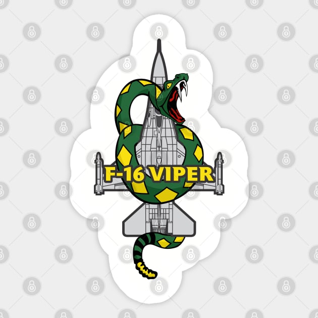 F-16 Viper Sticker by MBK